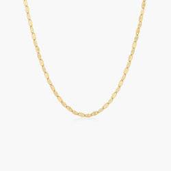 Aria Mirror Chain Necklace - Gold Plating