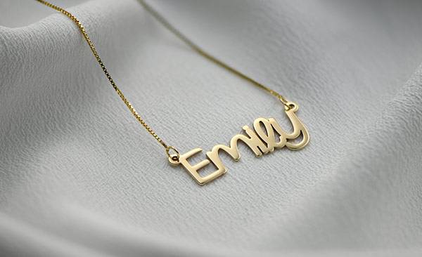 Pixie name necklace