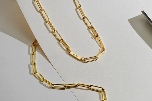 Name Paperclip Necklace