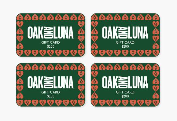 Oak and Luna Digital Gift Card 