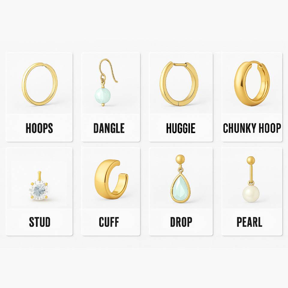 types of earrings