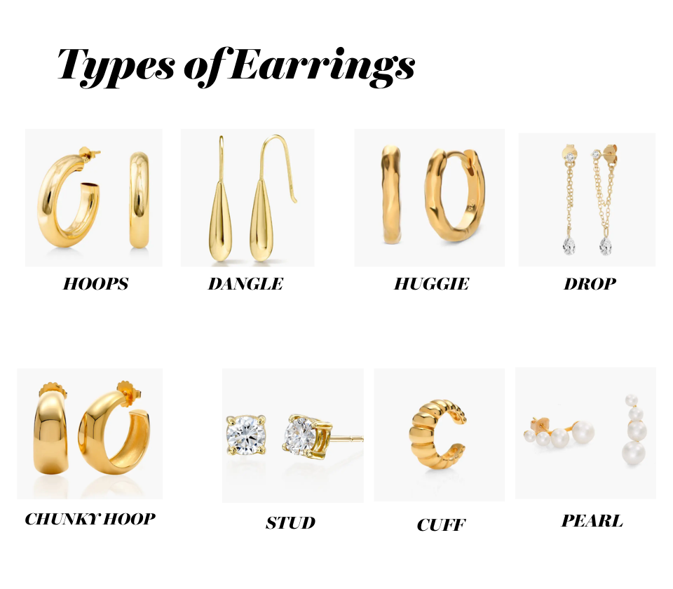 types of earrings