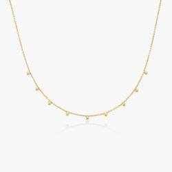 Arya Rolo Chain Necklace - Gold Plating (Adjustable chain length 16"+2")