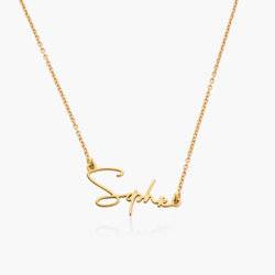 Special Offer! Belle Custom Name Necklace - Gold Vermeil