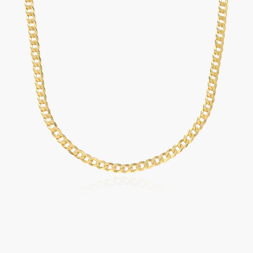 Bold Curb Chain Necklace - Gold Vermeil