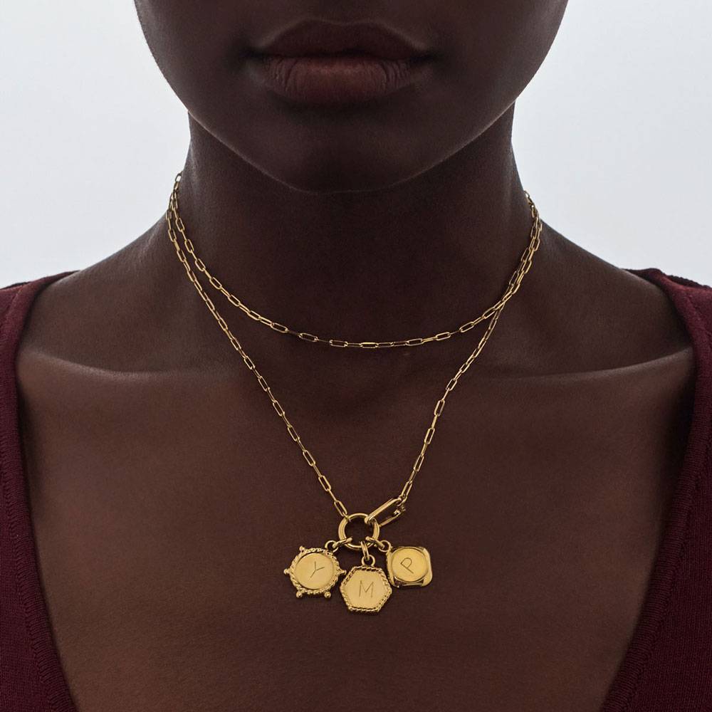 Gold Initial Necklace product photo