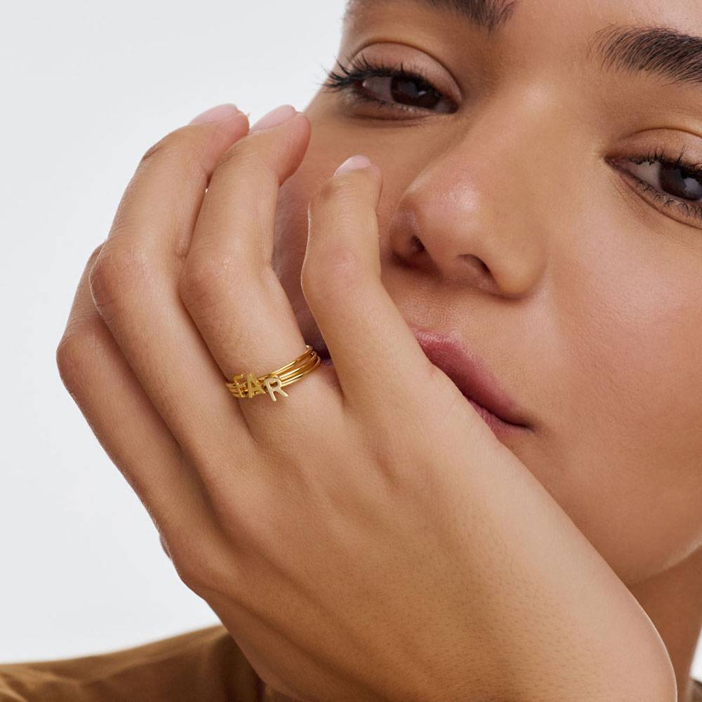 Custom Initial Rings product photo