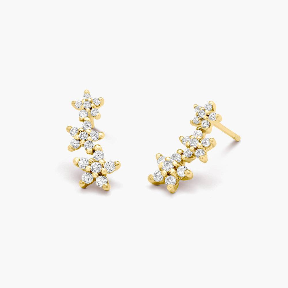 Constellation Ear Climbers - Gold Plated