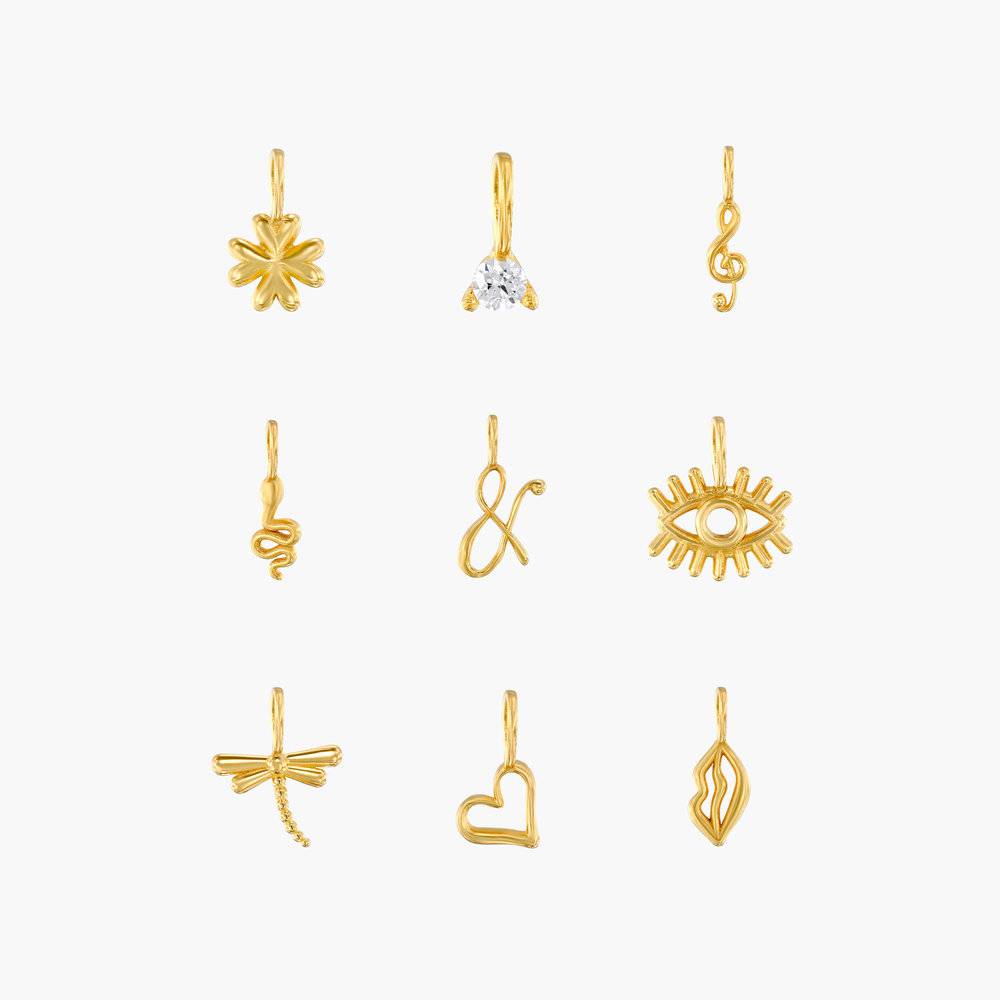 Dragonfly Charm - 14K Yellow Gold