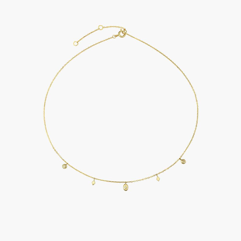 Ethereal Drops Necklace - Gold Plated