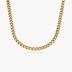 Farah Cuban Link Chain Necklace - Gold Plating
