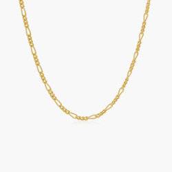 Figaro Chain Necklace - Gold Vermeil