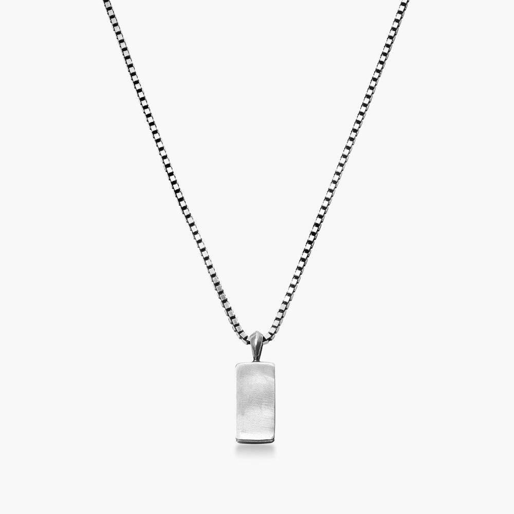 Harris Tag Necklace for Men - Silver