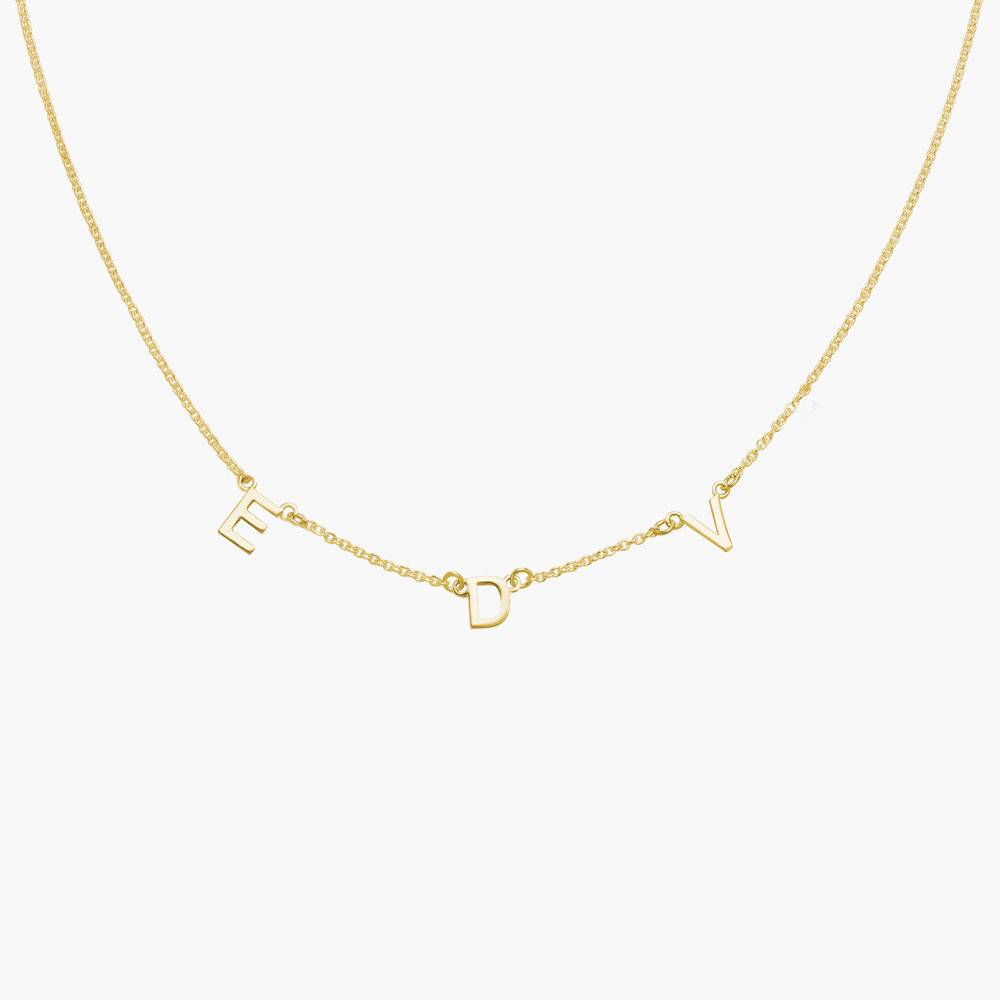 Inez Initial Necklace - Gold Plated