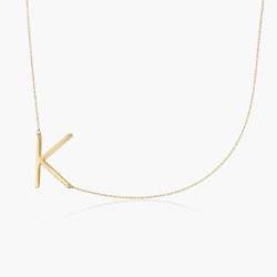 Special Offer! Initial Necklace - 14K Solid Gold