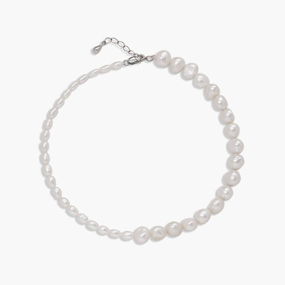 Kai Genuine Pearl Bracelet/Anklet - Silver