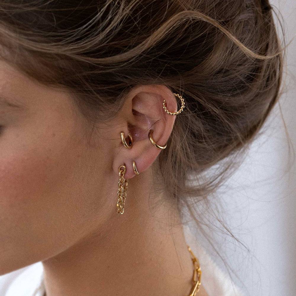 Mini Huggies Hoop Earrings - Gold Plated