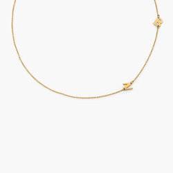 Collier Mini Initiale - Or Jaune 14 carats