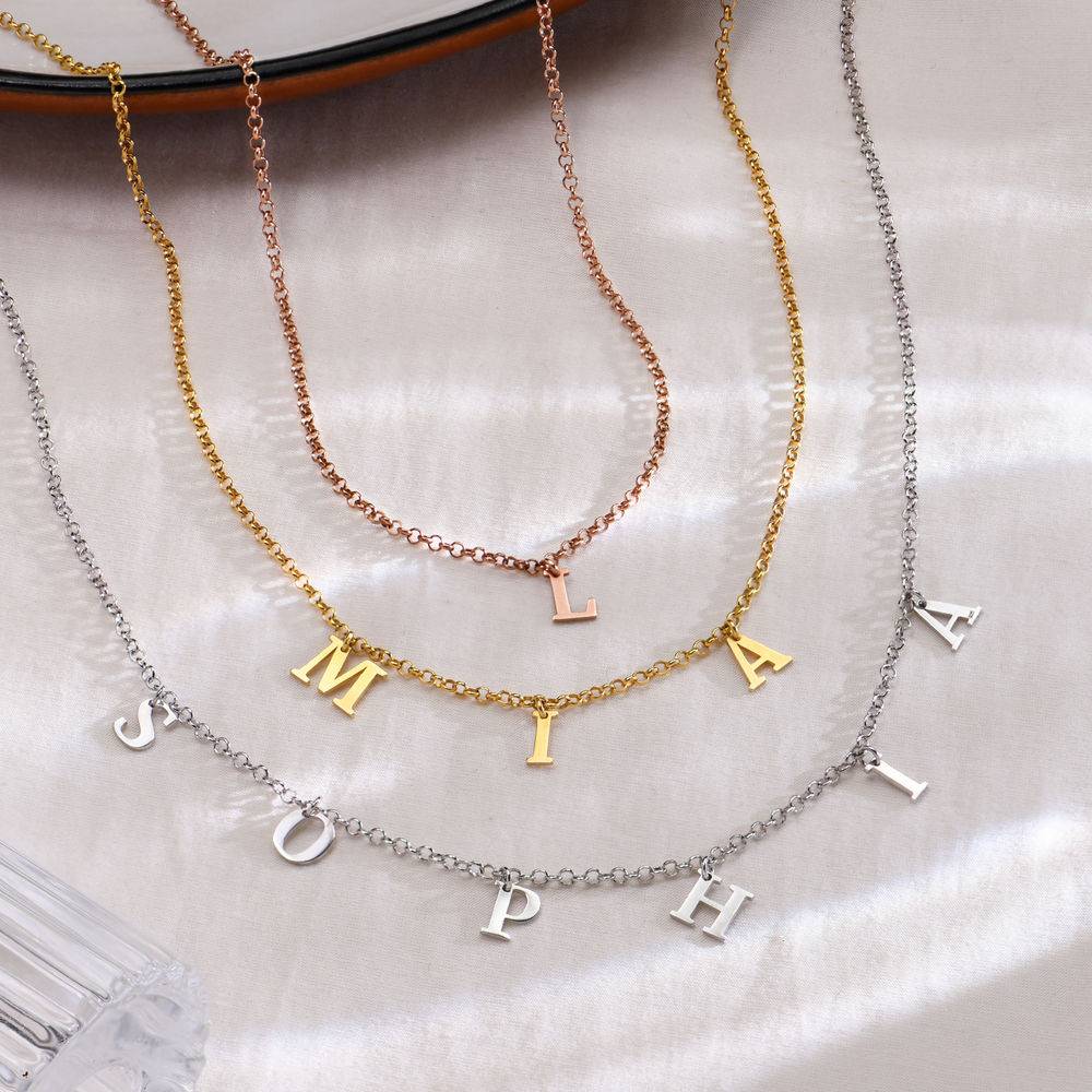 A to Z Name Choker - Silver - Oak \u0026 Luna