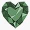 Heart shape Gemstone