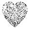 0.2 ct Heart Diamond