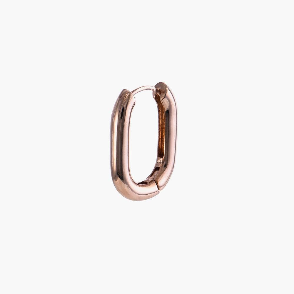 Play it By Ear Link Earrings - Rose Gold Plated