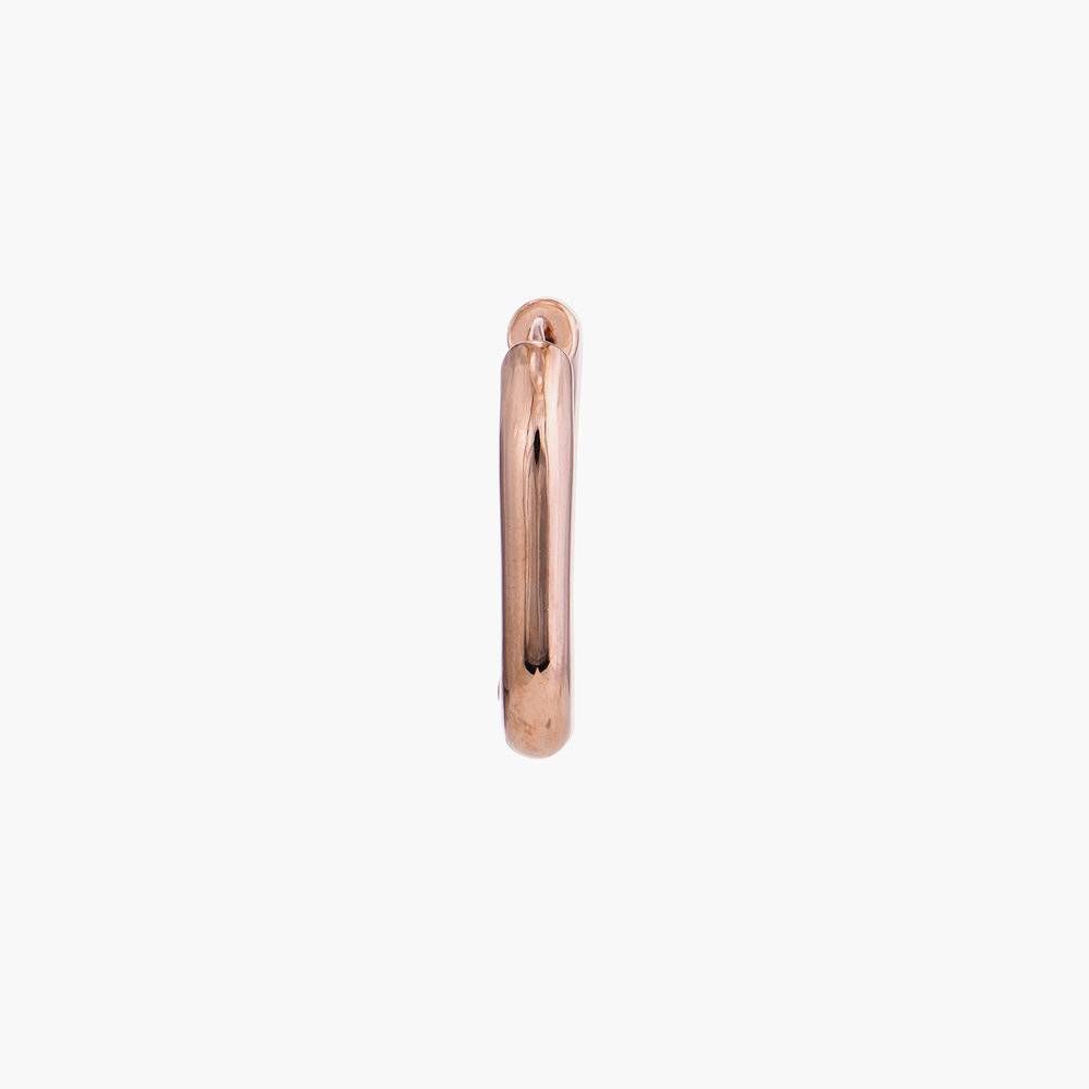 Play it By Ear Link Earrings - Rose Gold Plated