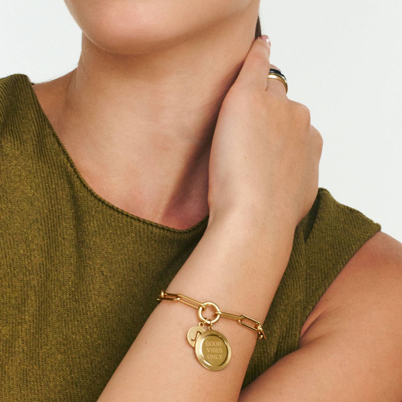 A Charmed Life Bracelet- Gold Vermeil-4 product photo