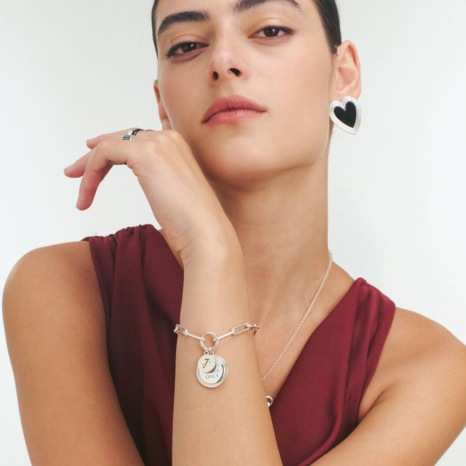 A Charmed Life Bracelet - Silver - Oak & Luna