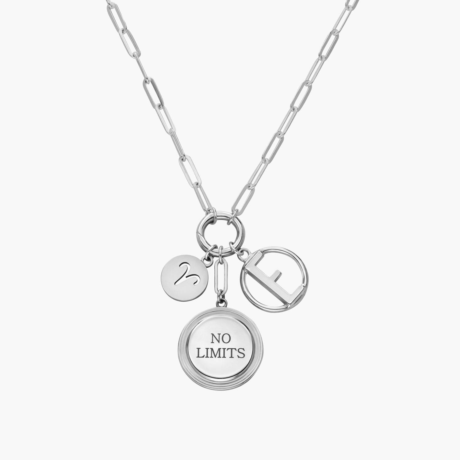 A Charmed Life Necklace- Silver - Oak & Luna