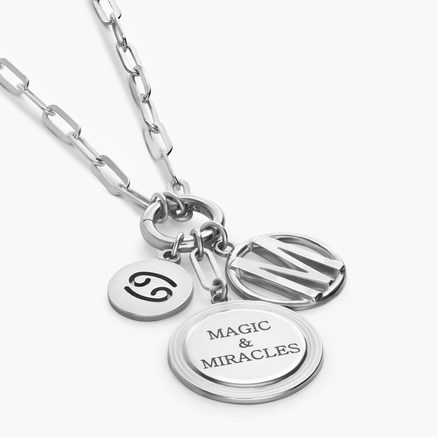 A Charmed Life Necklace- Silver-4 product photo