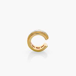 Baguette Cubic Zirconia Ear Cuff - Gold Vermeil - Oak & Luna
