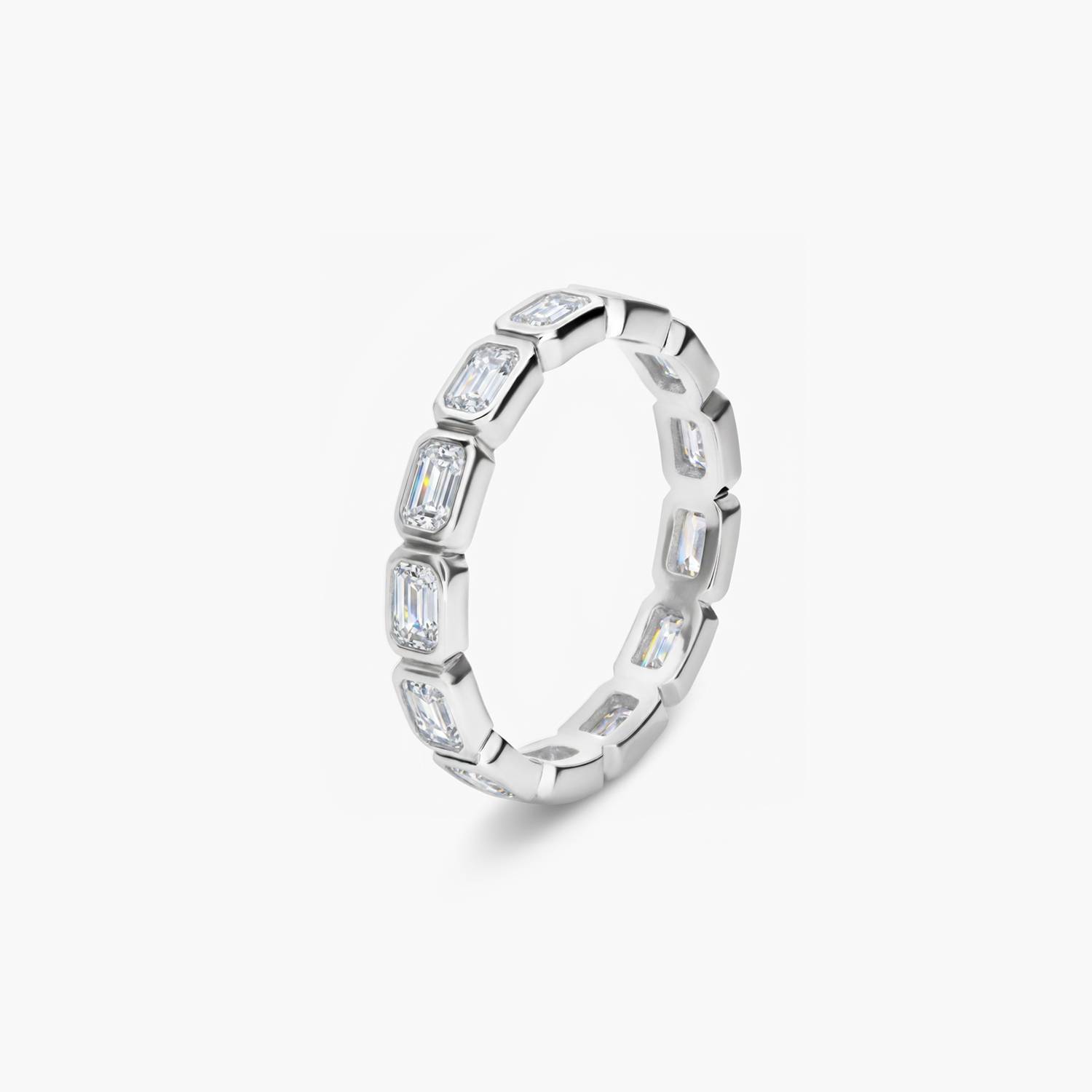 Baguette Line Ring - Silver-3 product photo