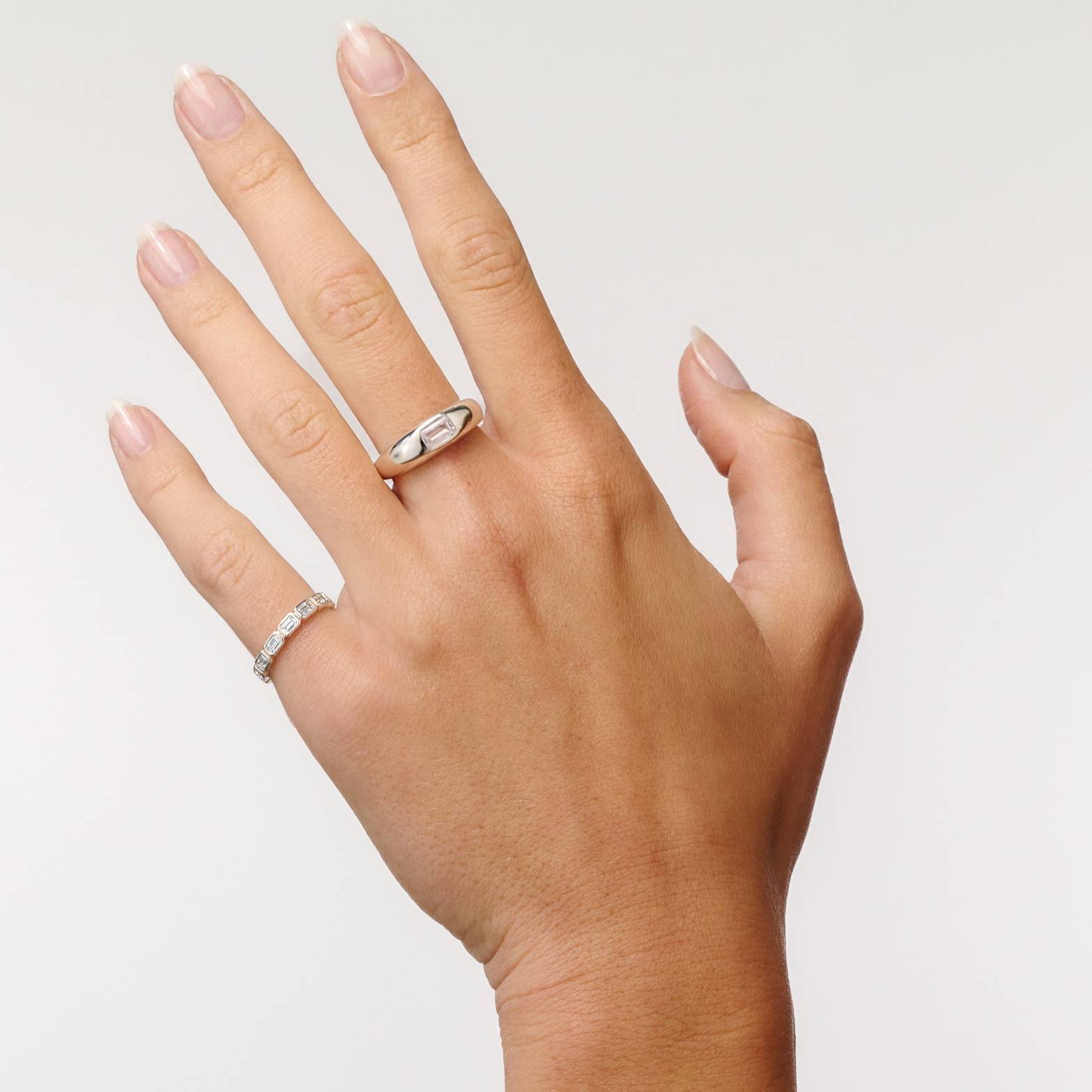 Baguette Line Ring - Silver-5 product photo