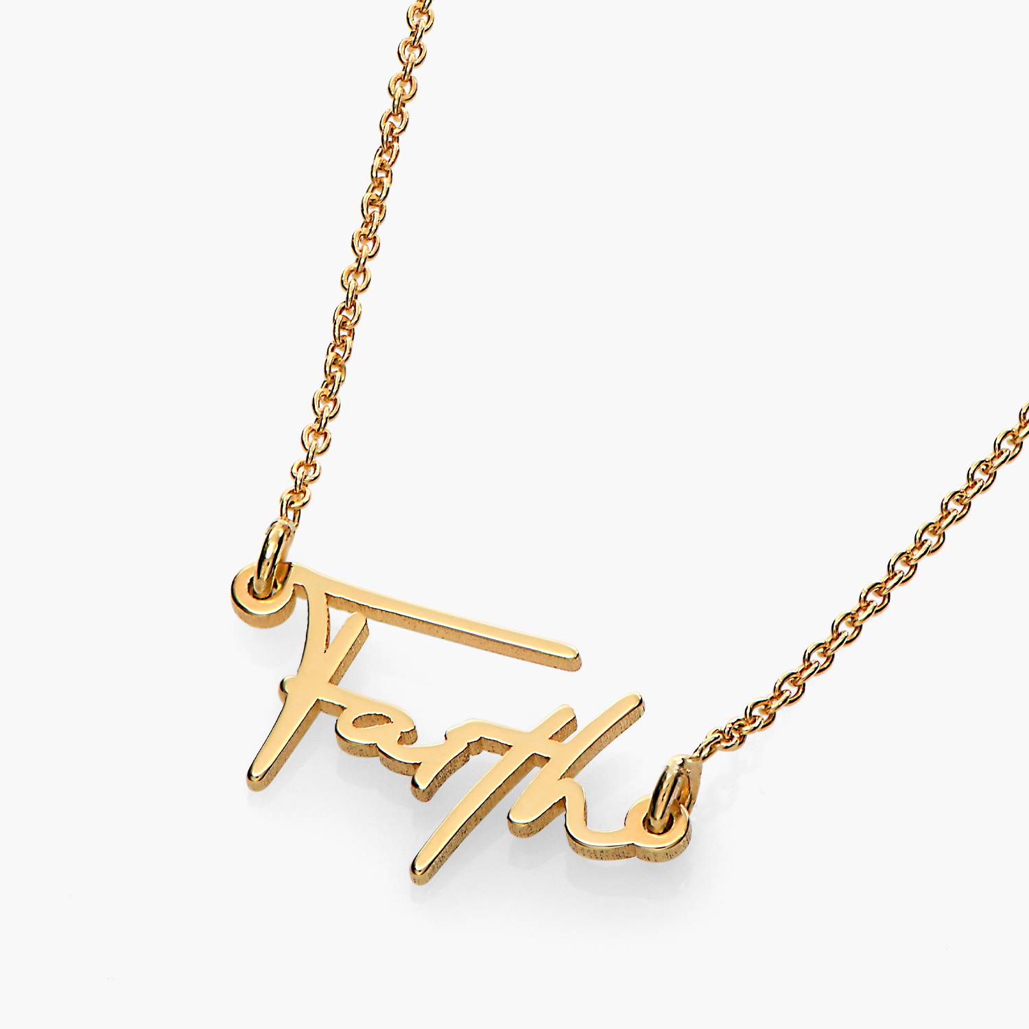 Belle Custom Name Necklace - Gold Plated-4 Belle Custom Name Necklace - Gold Plated-4 product photo