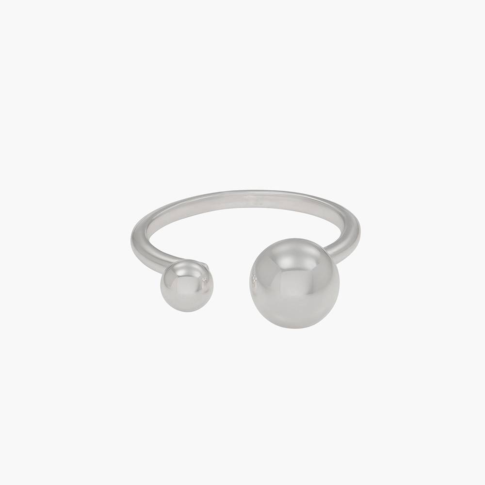 Britta Sphere Open Ring - Silver-1 product photo