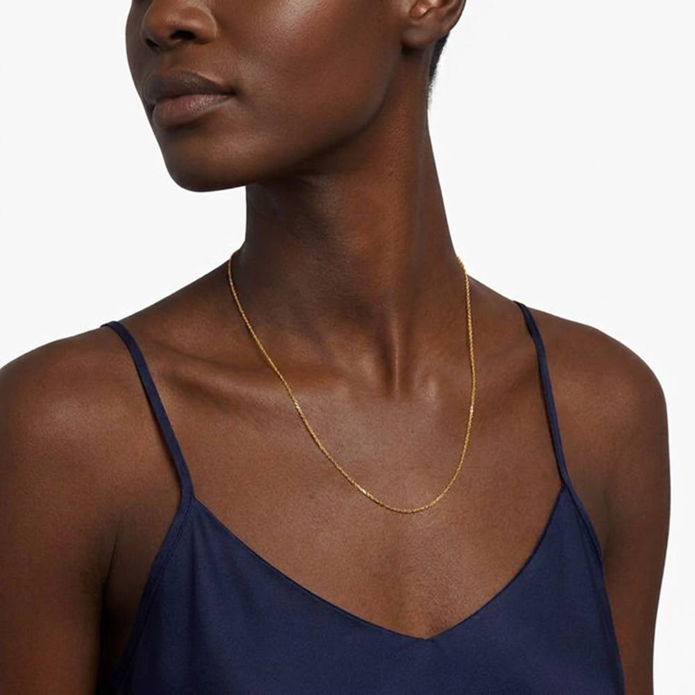 Cable Chain Necklace - Gold-4 product photo