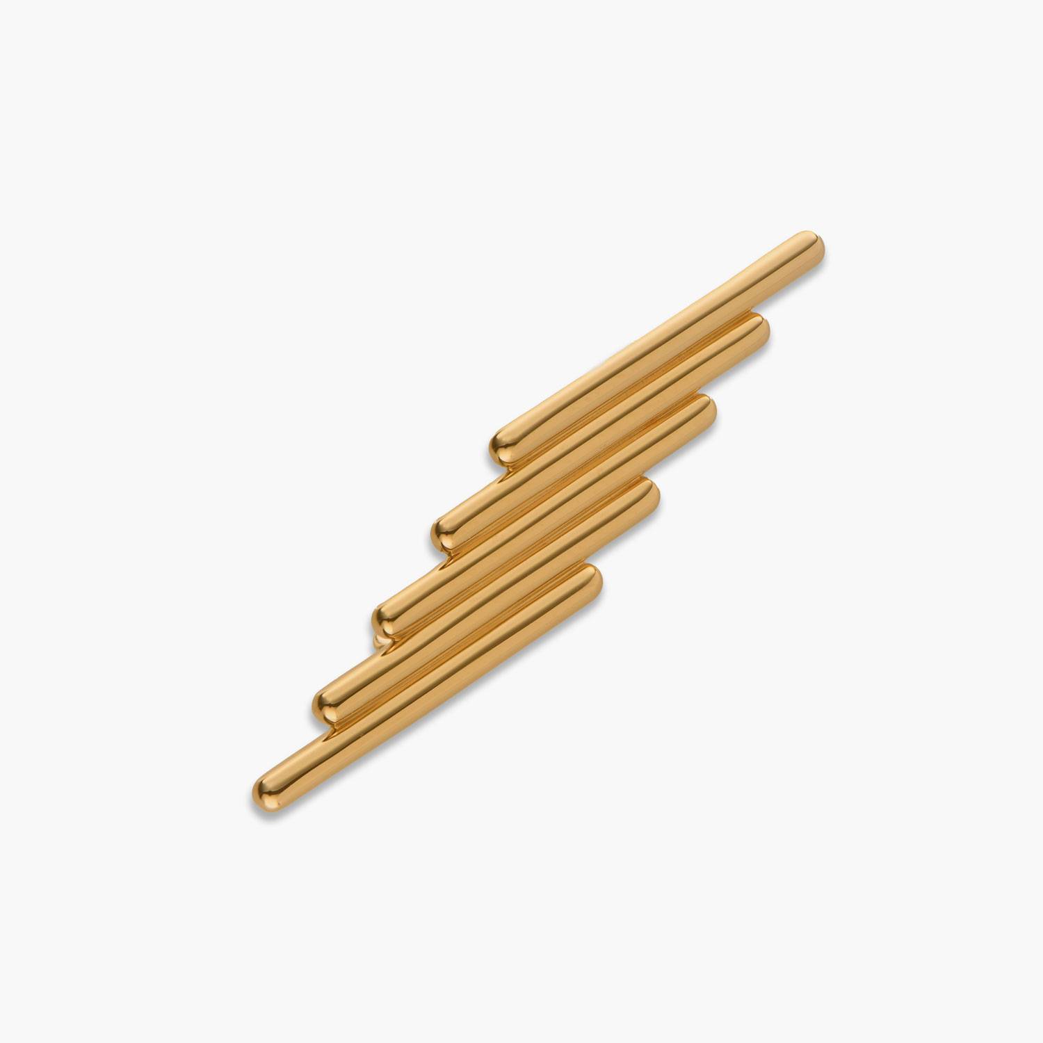 Centerline Motion Brooch - Gold-2 product photo