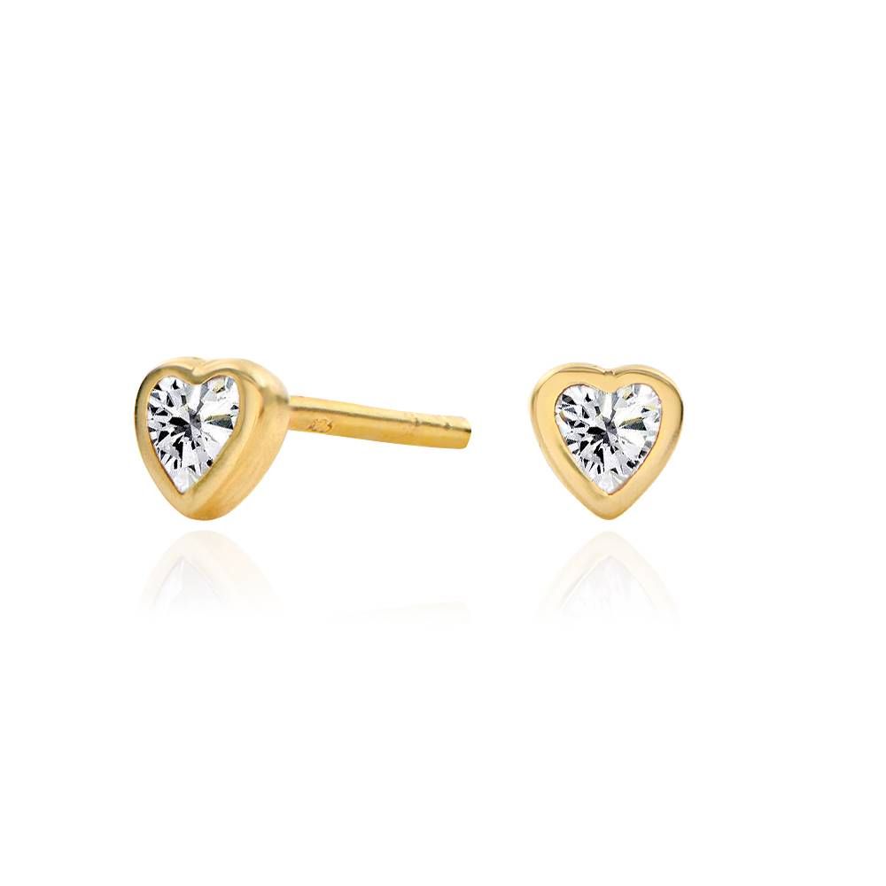 Heart Earrings - Gold Plated-4 product photo