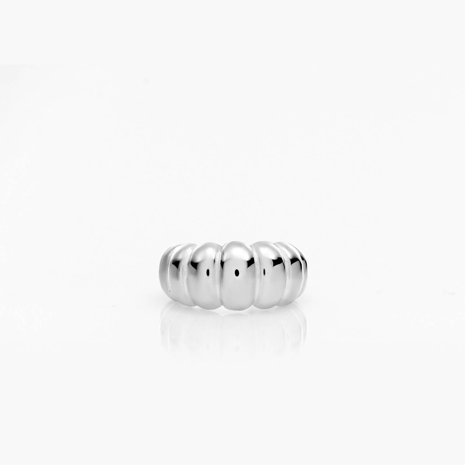 Croissant Ear Cuff - Silver-1 product photo