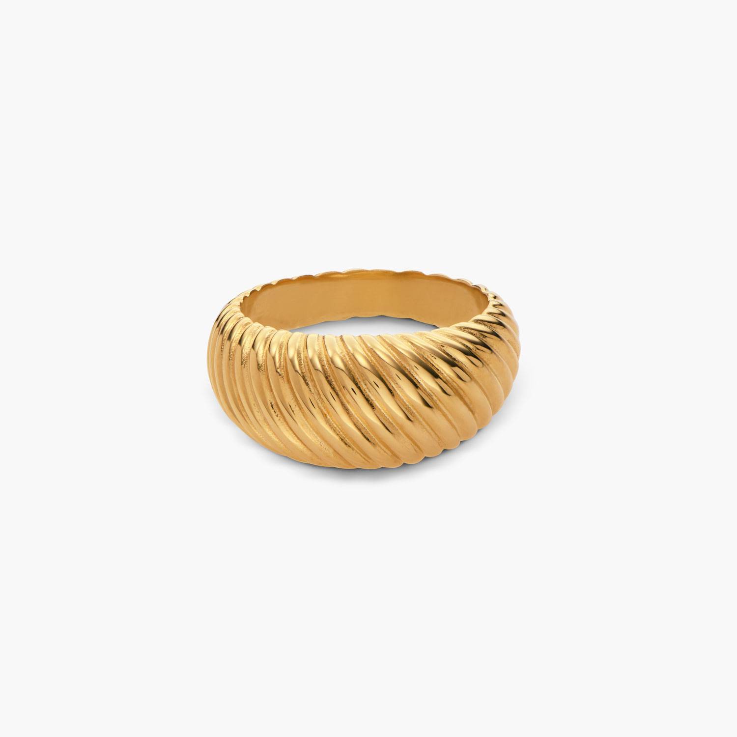 Bague Déco Dôme - Or Vermeil-2 Bague Déco Dôme - Or Vermeil-2 photo du produit