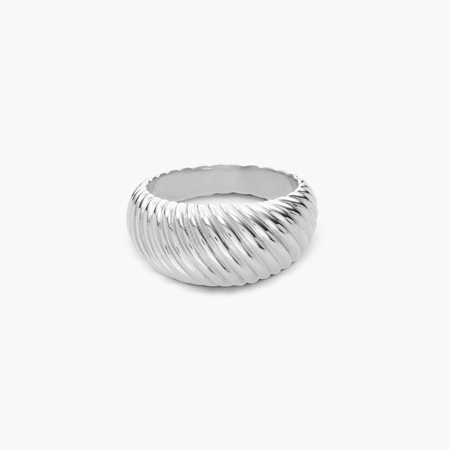Bague Déco Dôme - Argent-1 Bague Déco Dôme - Argent-1 photo du produit