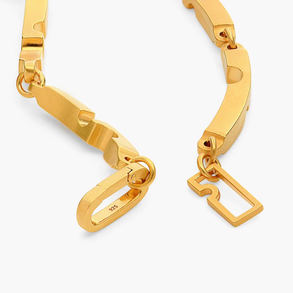 Engraved Axis Choker - Gold Vermeil-5 product photo