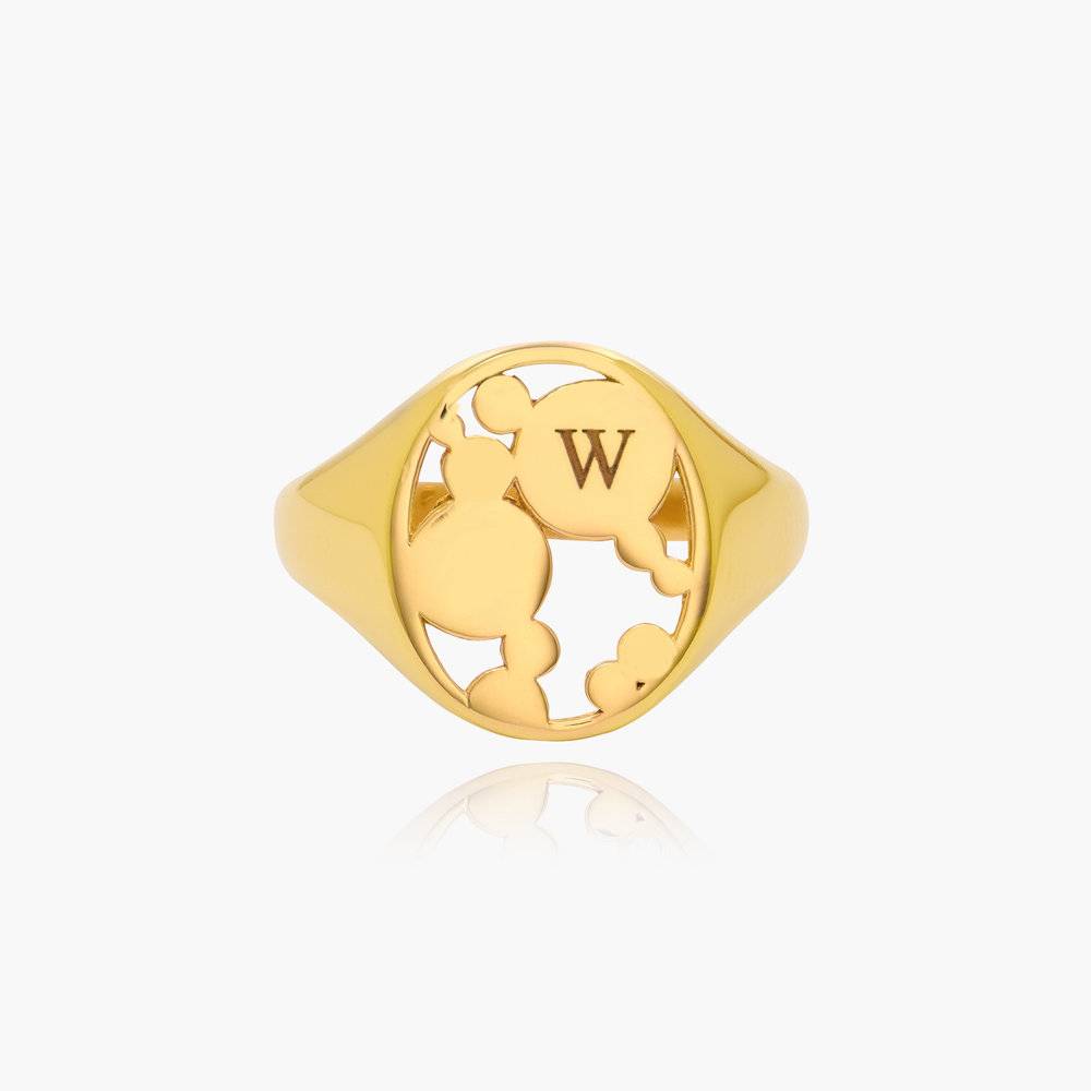 Engraved Heirloom Ring - Gold Vermeil