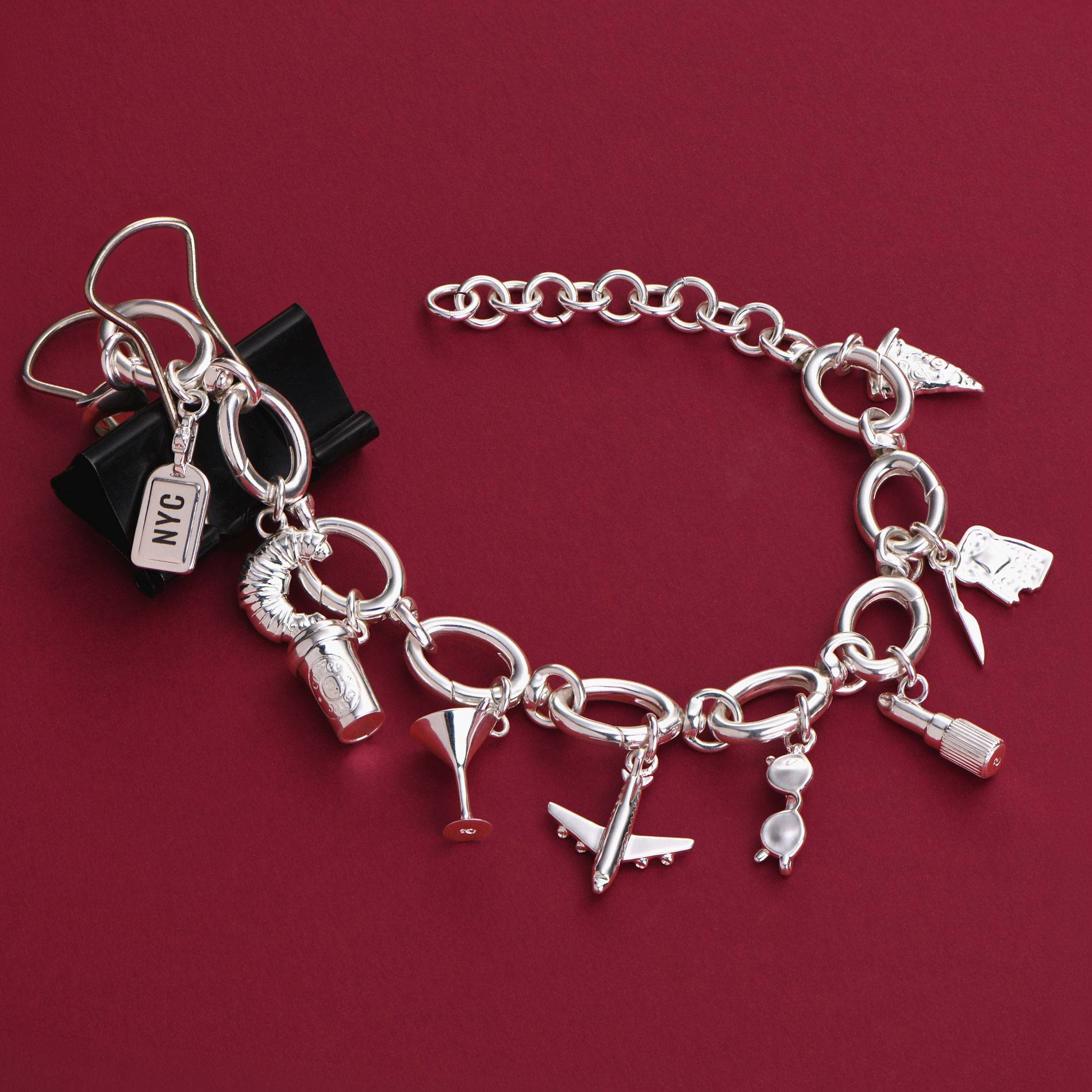 Extra Toppings Charm- Silver - Oak & Luna
