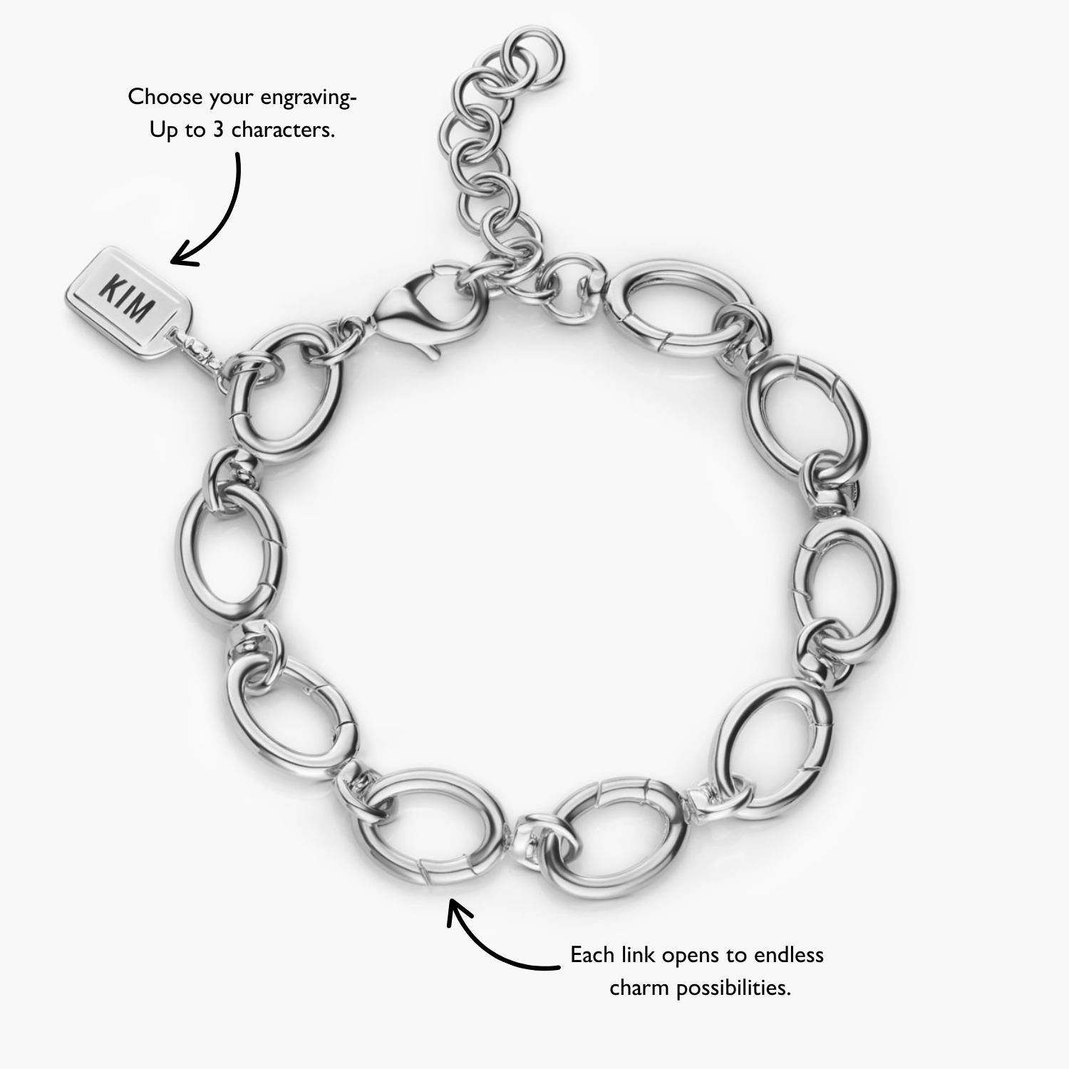 Extra Toppings Charm- Silver - Oak & Luna