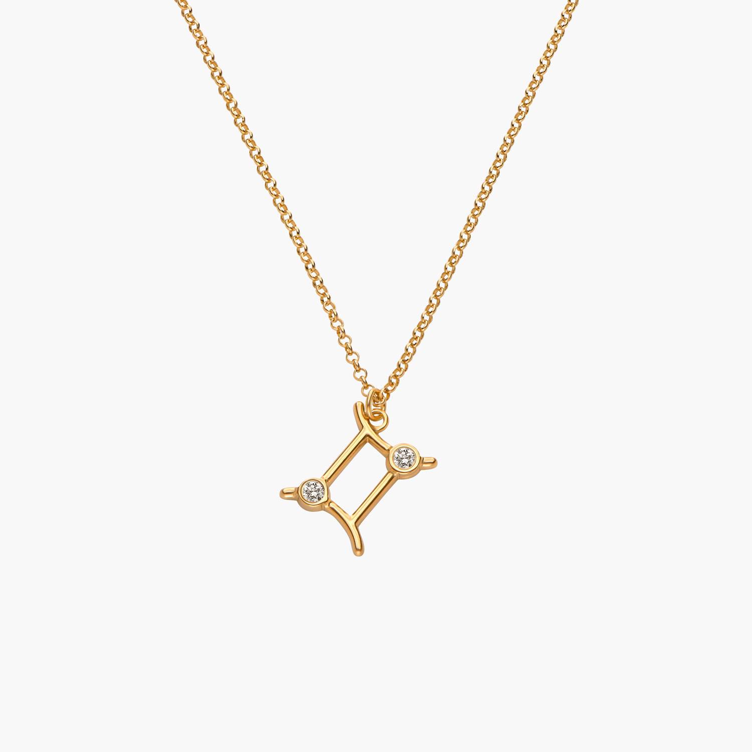 Give Me a Sign Zodiac Necklace- Gold Vermeil-4 product photo