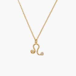 Give Me a Sign Zodiac Necklace- Gold Vermeil Oak Luna