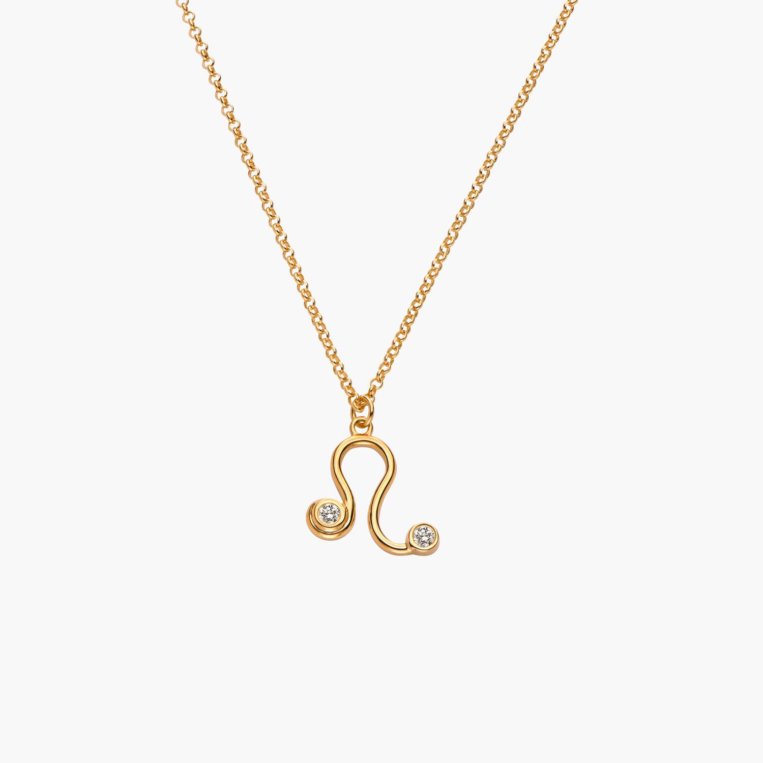 Give Me a Sign Zodiac Necklace- Gold Vermeil-6 product photo