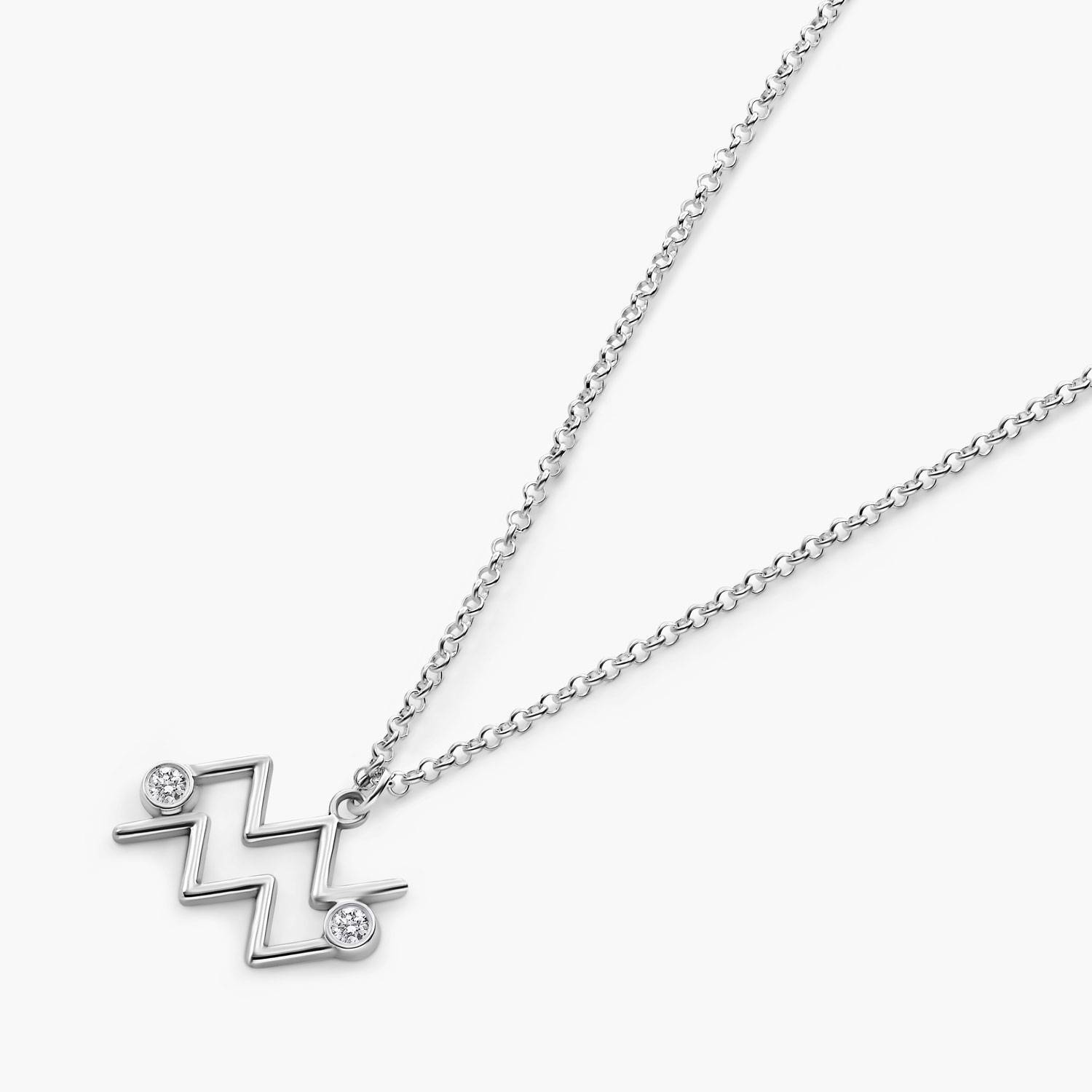 Give Me a Sign Zodiac Necklace - Silver-3 product photo